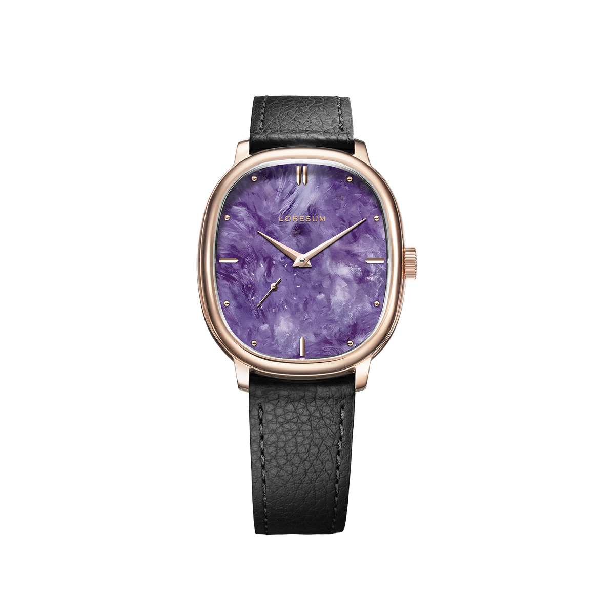 LS06 - Charoite - Rose-gold plated front view