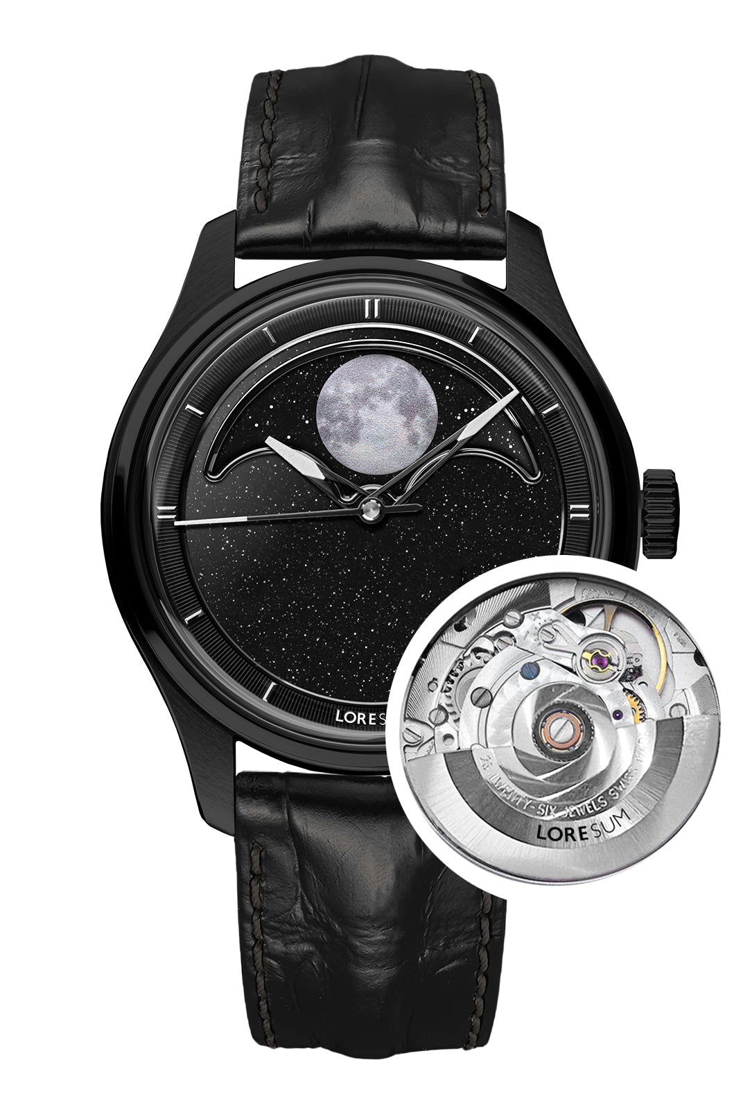 LS04 - All Black - SW200-1 front view