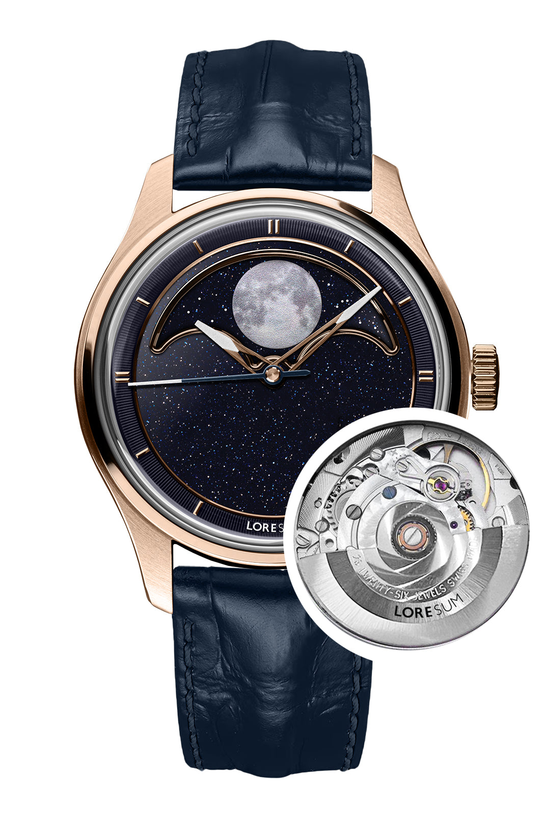 LS04 - Rose-gold plated - SW200-1 front view