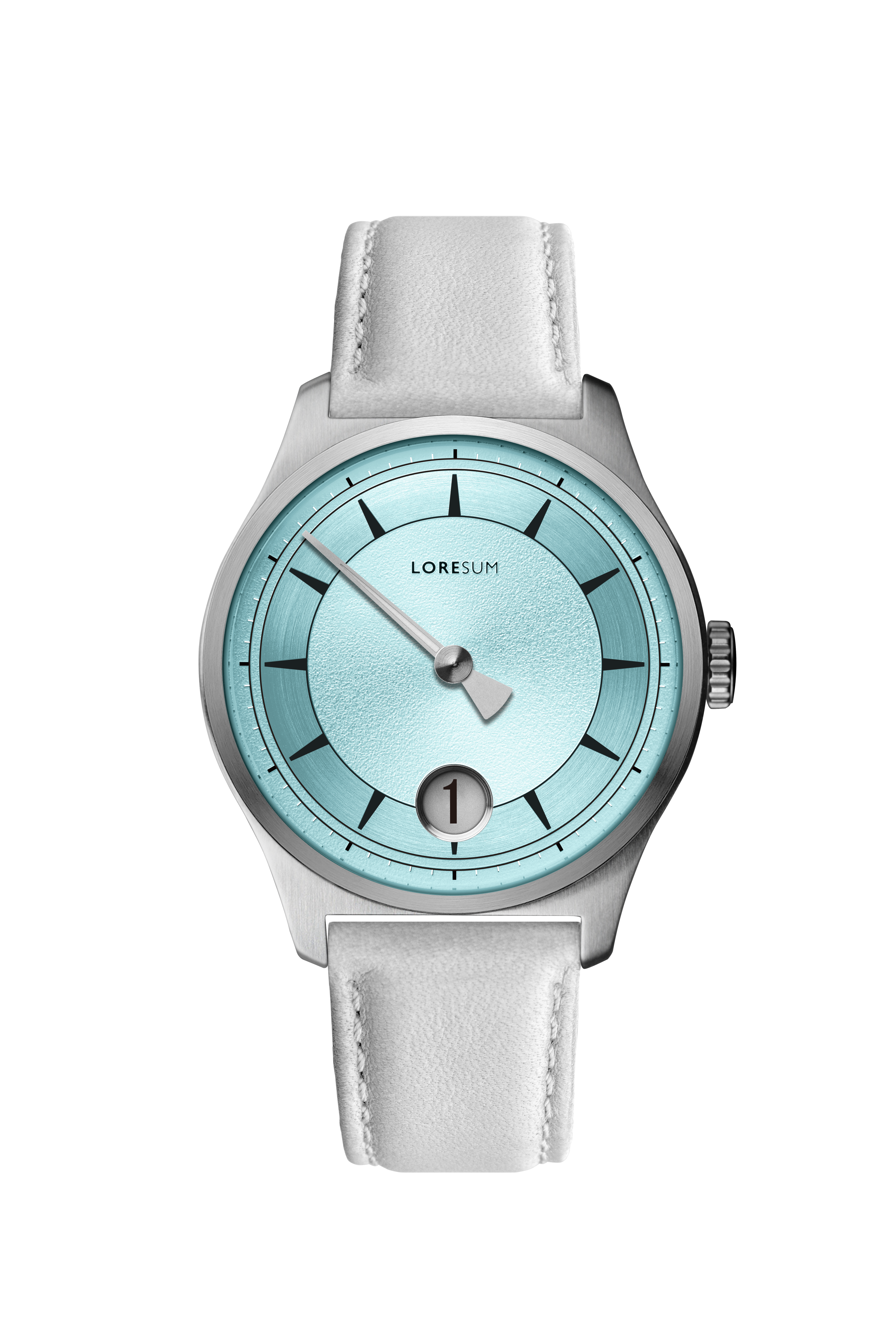 J1 Blue Jumping Hour front view