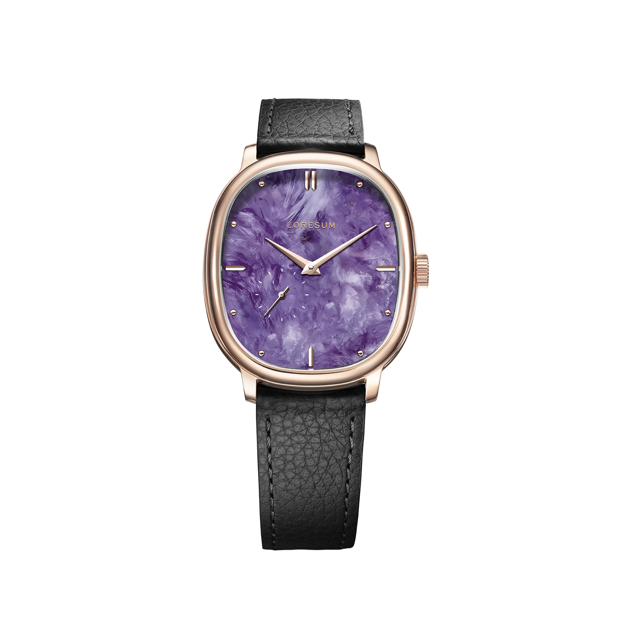 LS06 - Charoite - Rose-gold plated front view