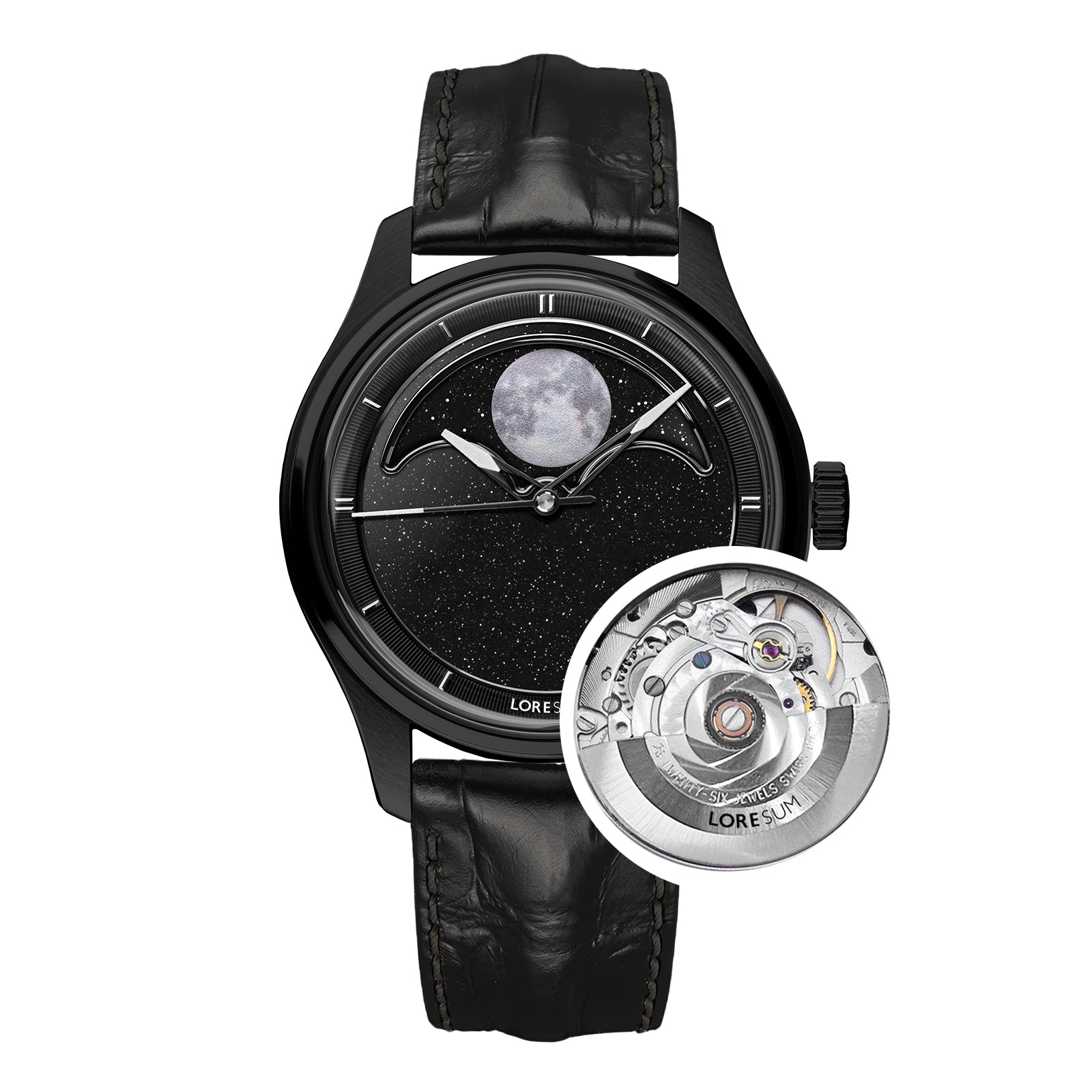 LS04 - All Black - SW200-1 front view